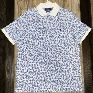 Polo Ralph Lauren, Classic Fit, Men’s Sz L Polo shirt New Tag Blue Flowed shirt